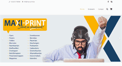 Desktop Screenshot of maxi-print.be